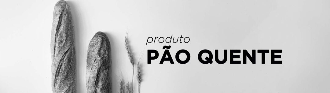 Planejamento de marketing - Produto pão quente - Imagem de dois pães e ramos de trigo